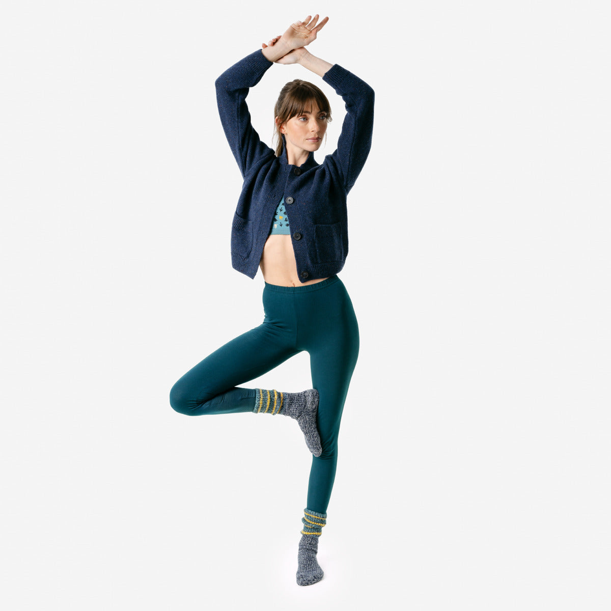 Legging ANNEDORE en coton bio coloris saisonniers - LIVING CRAFTS