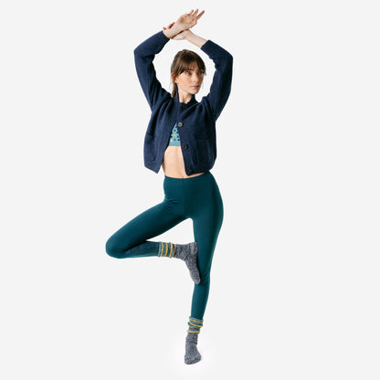 Legging ANNEDORE en coton bio coloris saisonniers - LIVING CRAFTS