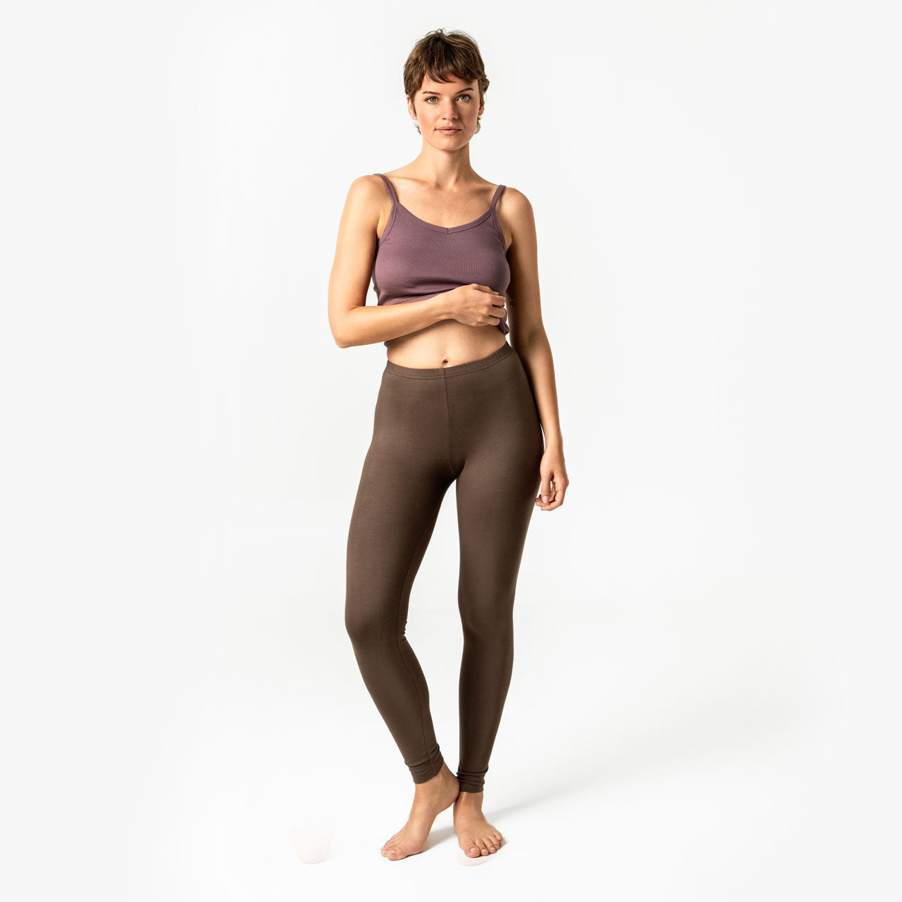 Legging ANNEDORE en coton bio coloris saisonniers - LIVING CRAFTS