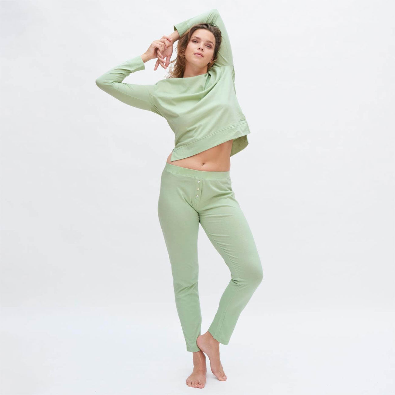 Bas de pyjama CAROL 100% coton bio - LIVING CRAFTS