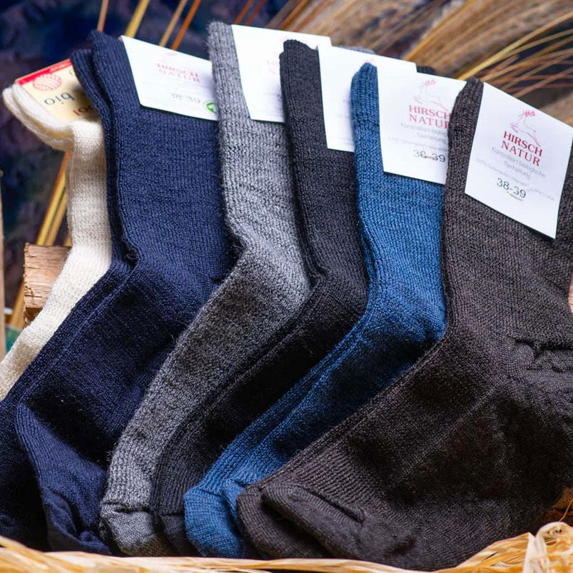 Chaussettes fine 100% Laine KBT - HIRSCH
