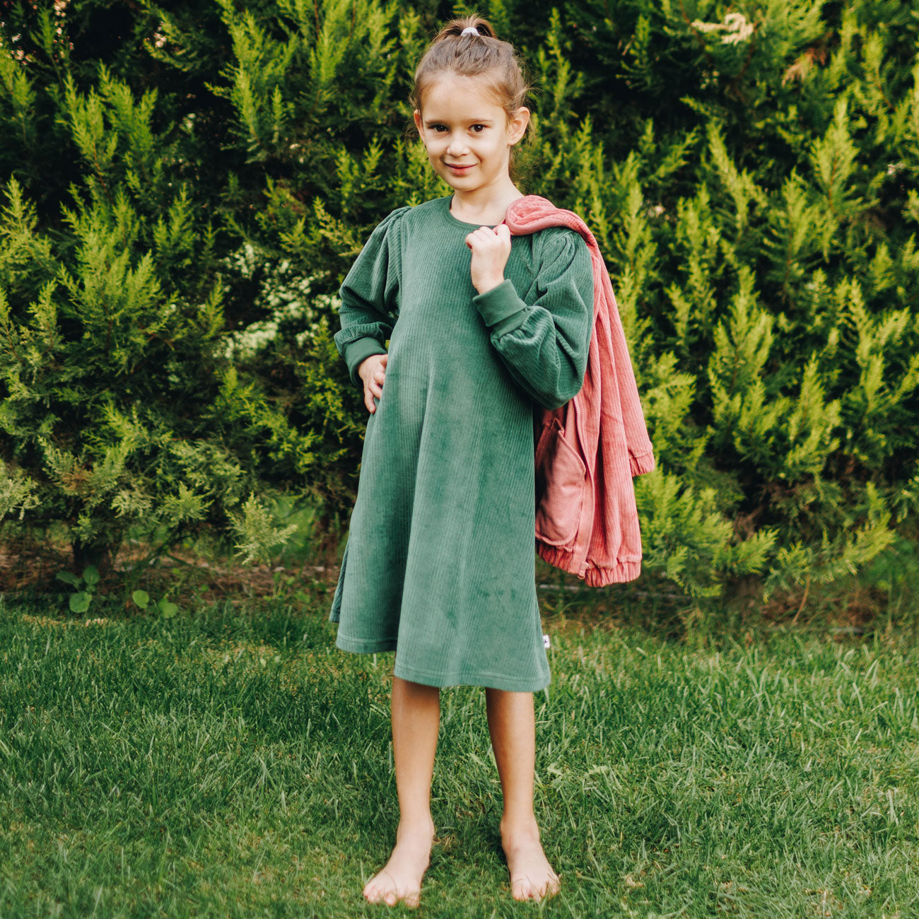 Robe velours côtelé 100% coton bio - LEELA COTTON