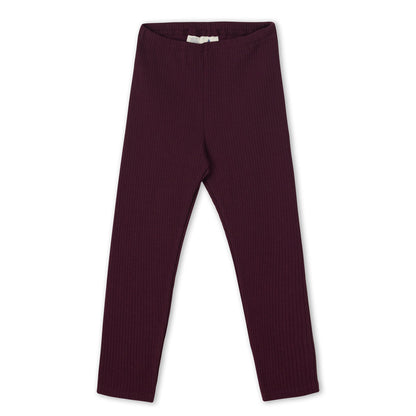 Legging côtelé 100% coton bio - LEELA COTTON