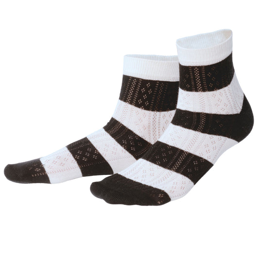 Chaussettes ajourées RONI en coton bio - LIVING CRAFTS