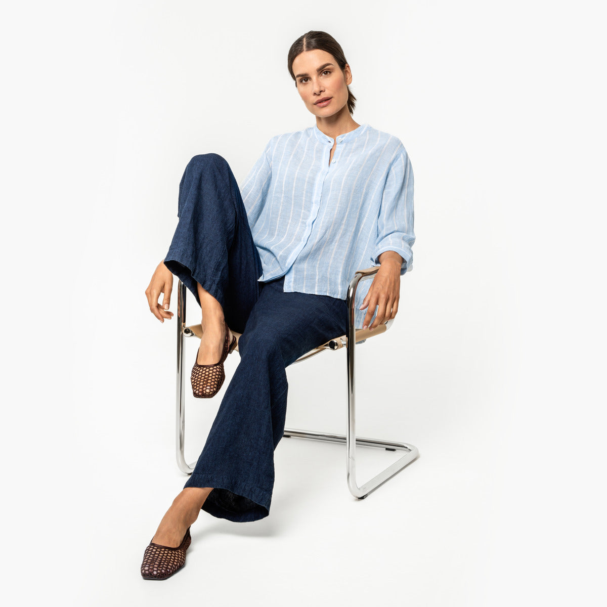 Pantalon 100% lin RAFAELA - LIVING CRAFTS
