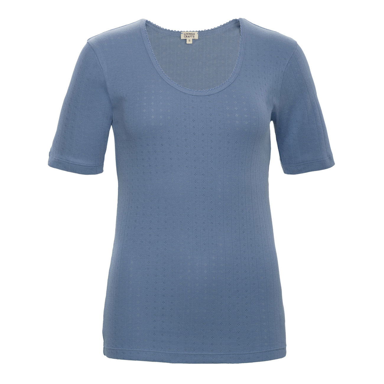 T-shirt de nuit ajouré ROOS 100% coton bio - LIVING CRAFTS