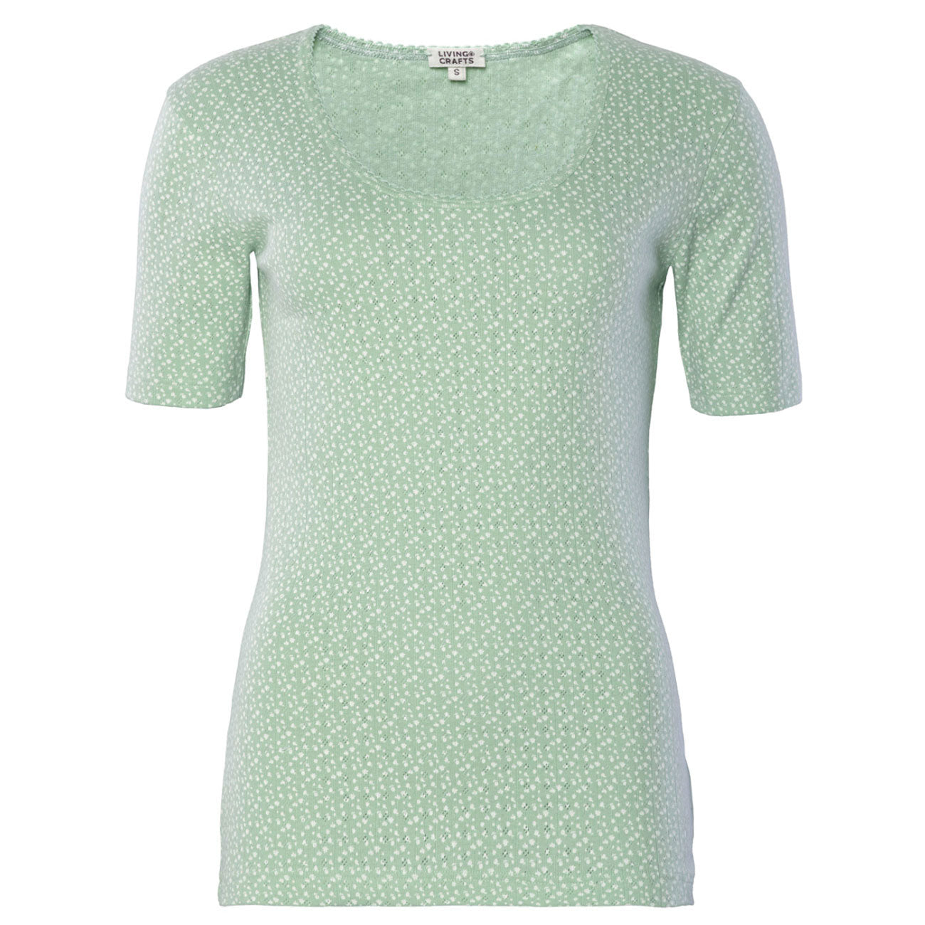 T-shirt de nuit ajouré ROOS 100% coton bio - LIVING CRAFTS