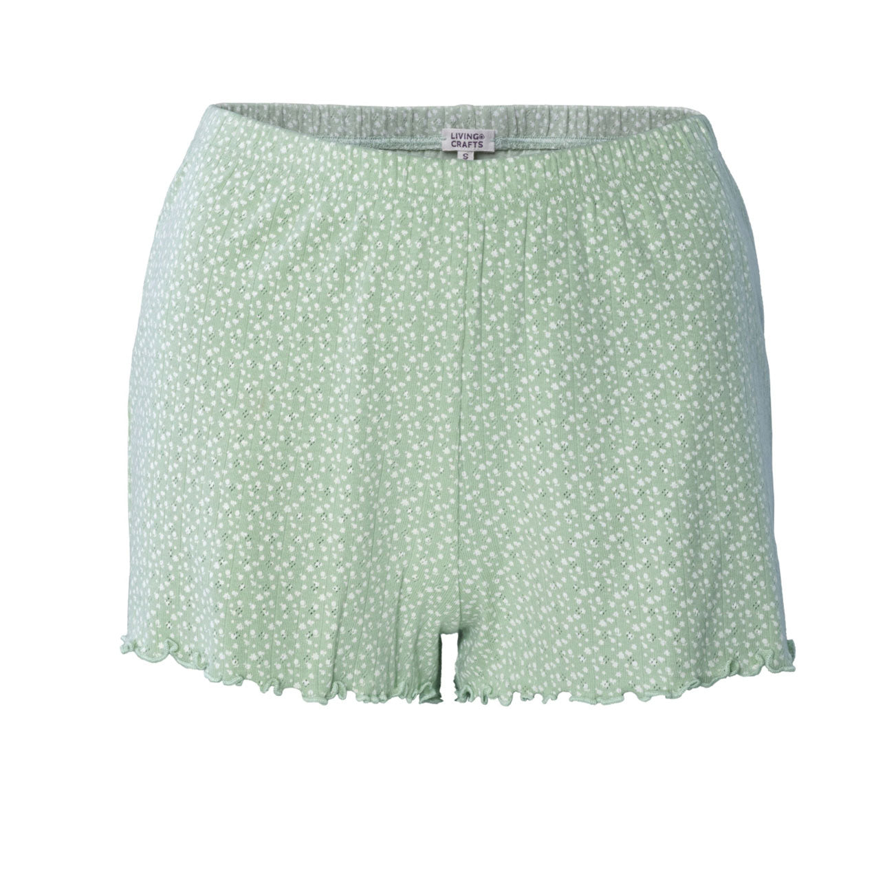 Short de nuit ajouré ROSARIA 100% coton bio - LIVING CRAFT