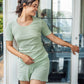 Short de nuit ajouré ROSARIA 100% coton bio - LIVING CRAFTS