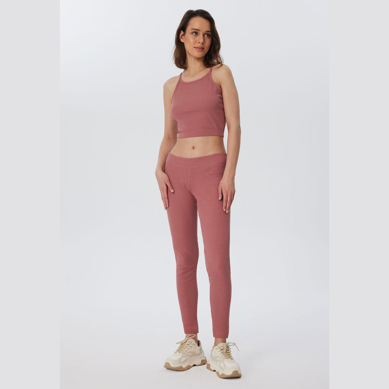 Legging cotele 100 coton bio LEELA COTTON Ligne Nature