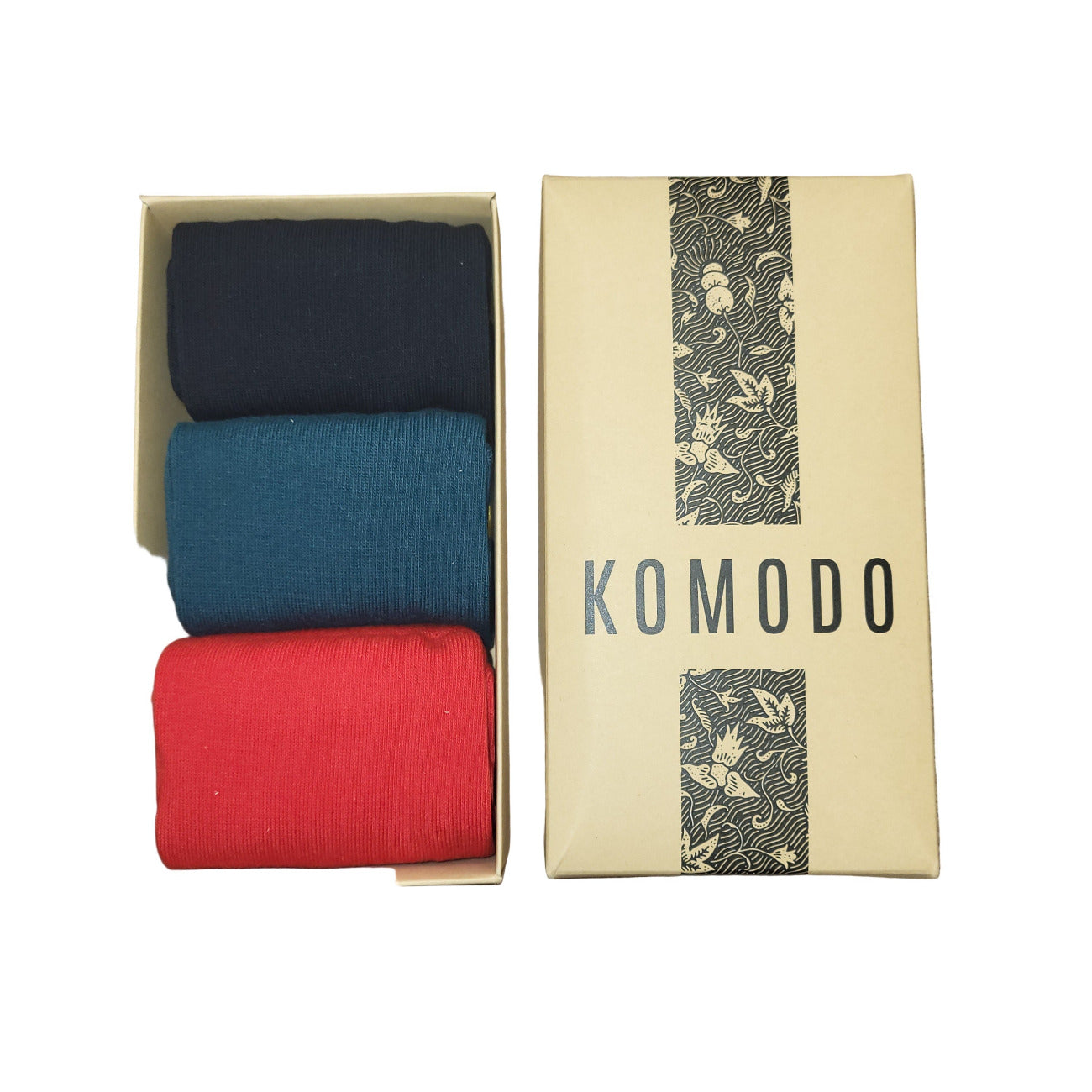 Trio de chaussettes en coton - KOMODO