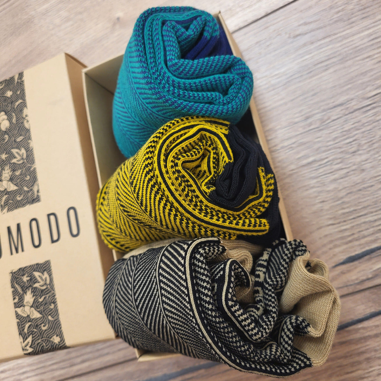 Trio de chaussettes en coton - KOMODO