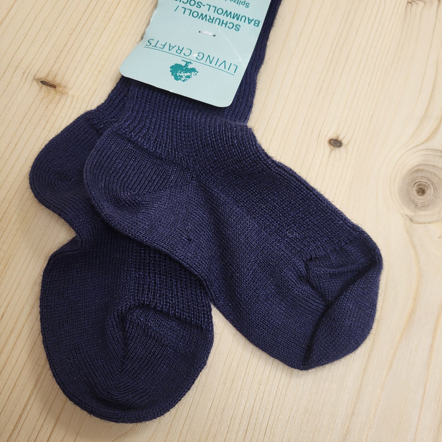 Chaussettes enfant en laine et coton bio - LIVING CRAFTS