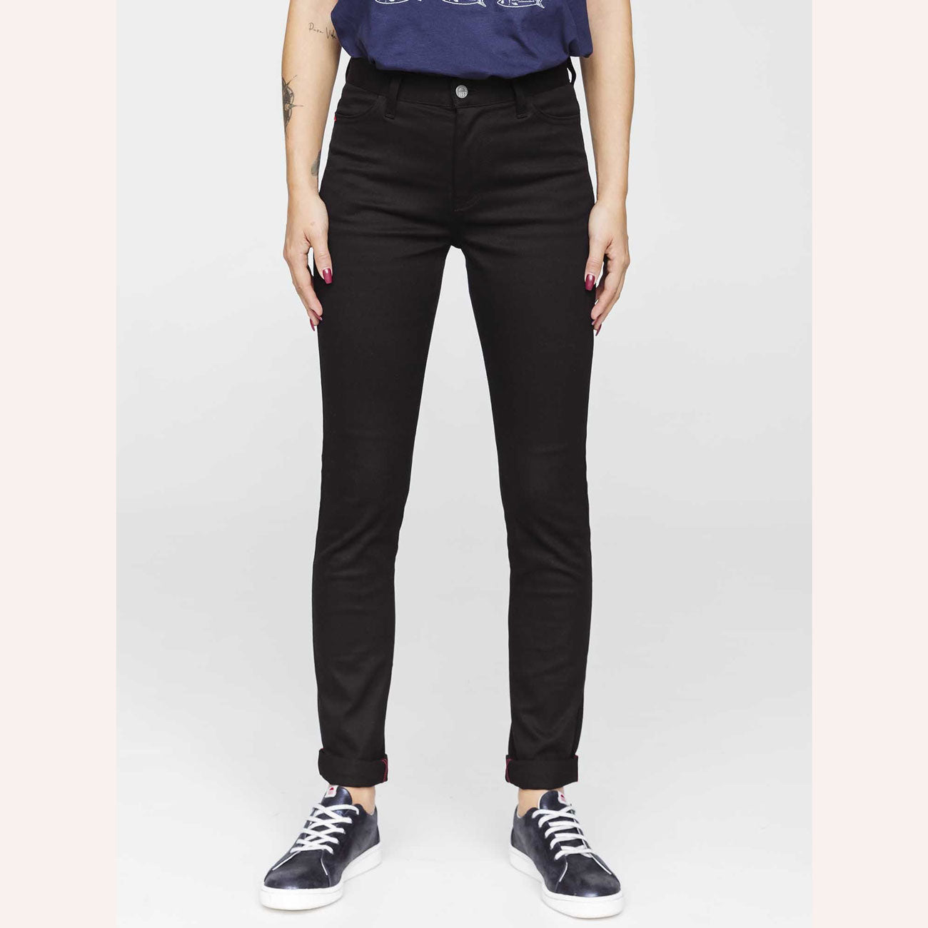 Jean femme 204H/254 coupe slim taille haute - 1083