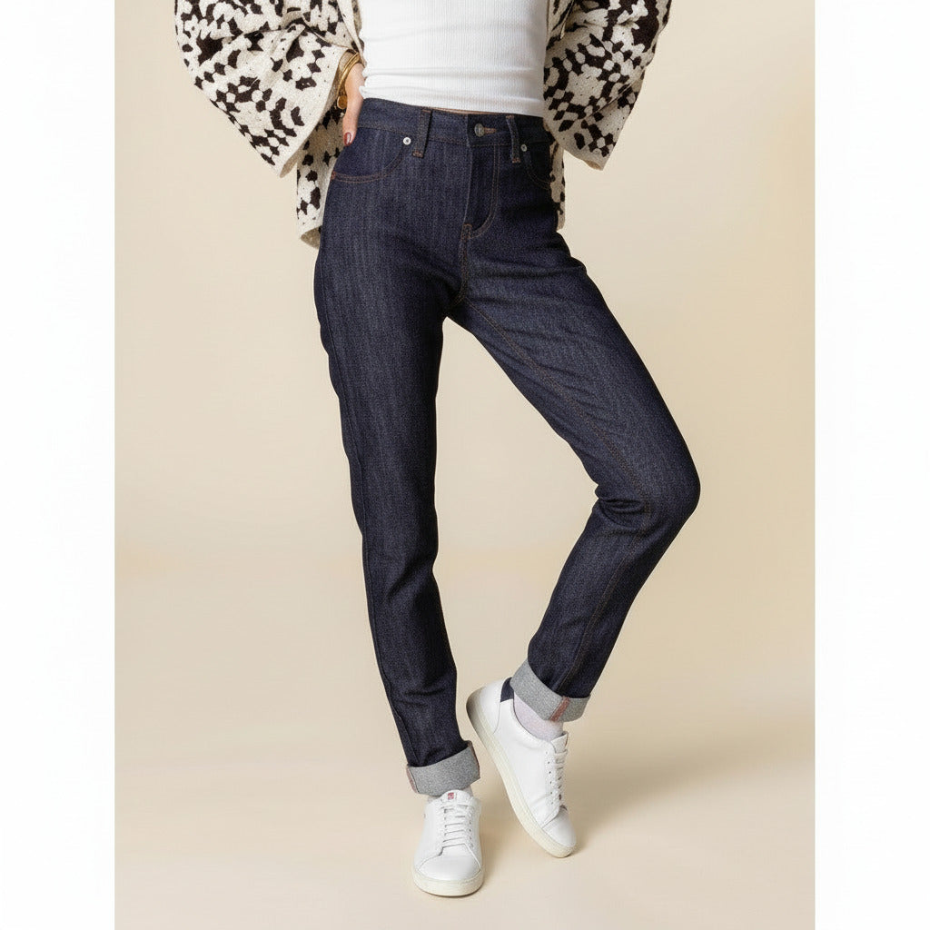 Jean femme 204N coupe slim taille normale - 1083