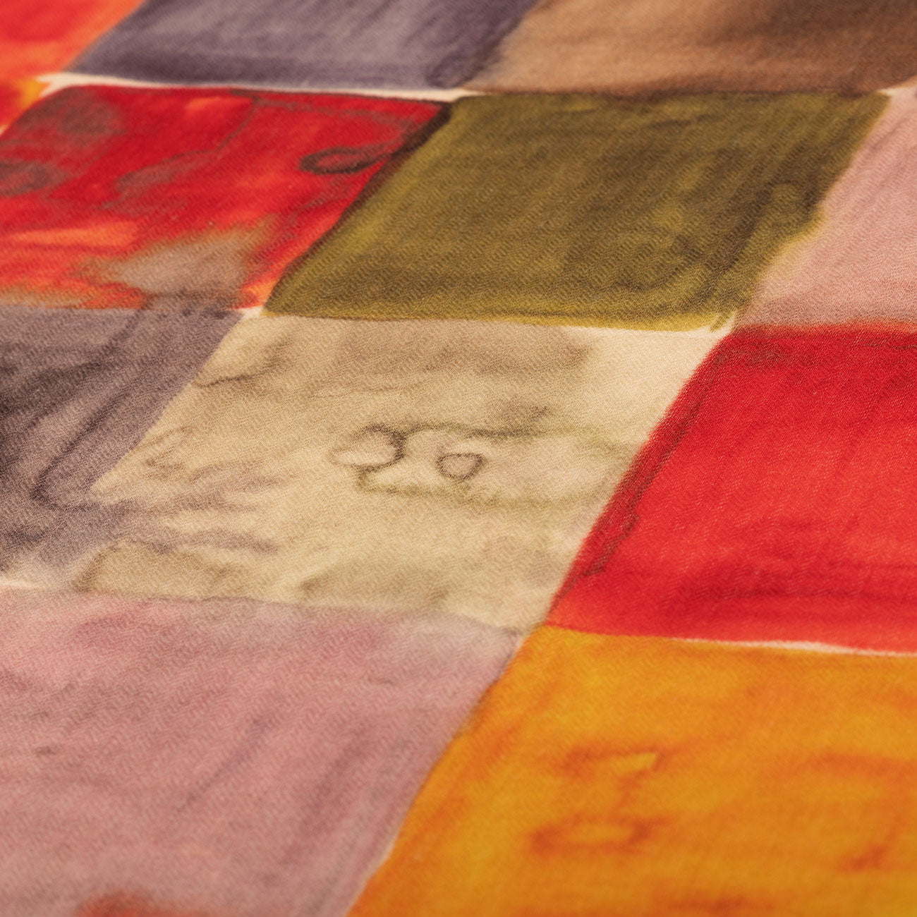 Écharpe patchwork 100% laine PROVENCE - LIVING CRAFTS