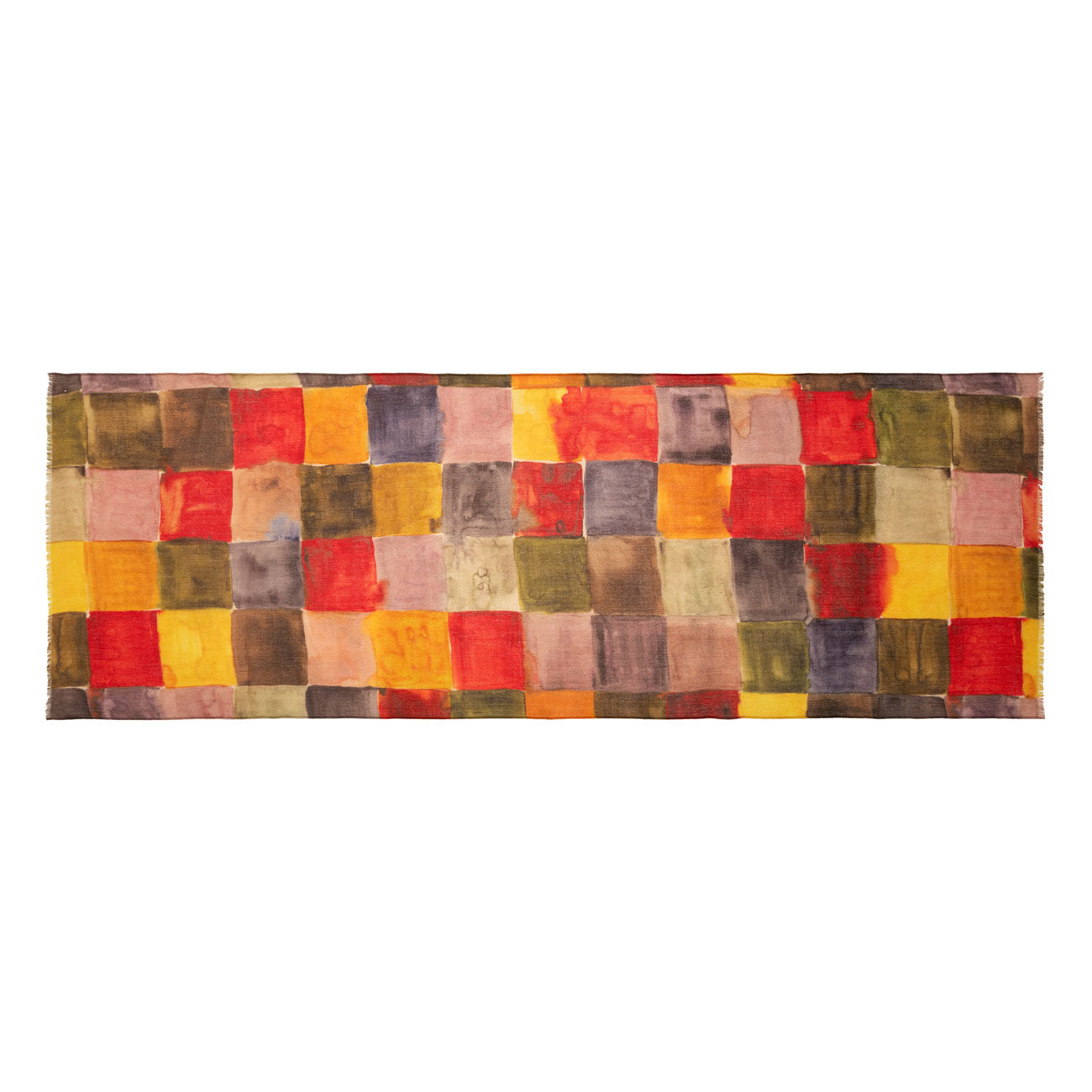 Écharpe patchwork 100% laine PROVENCE - LIVING CRAFTS