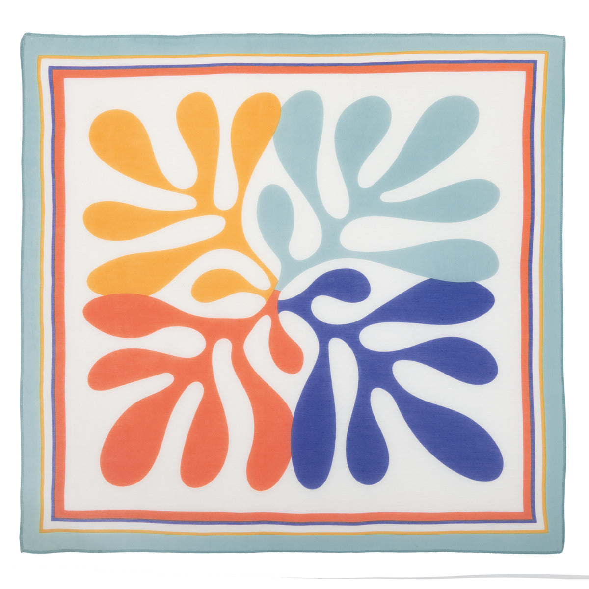 Foulard ARLES en coton et soie - LIVING CRAFTS