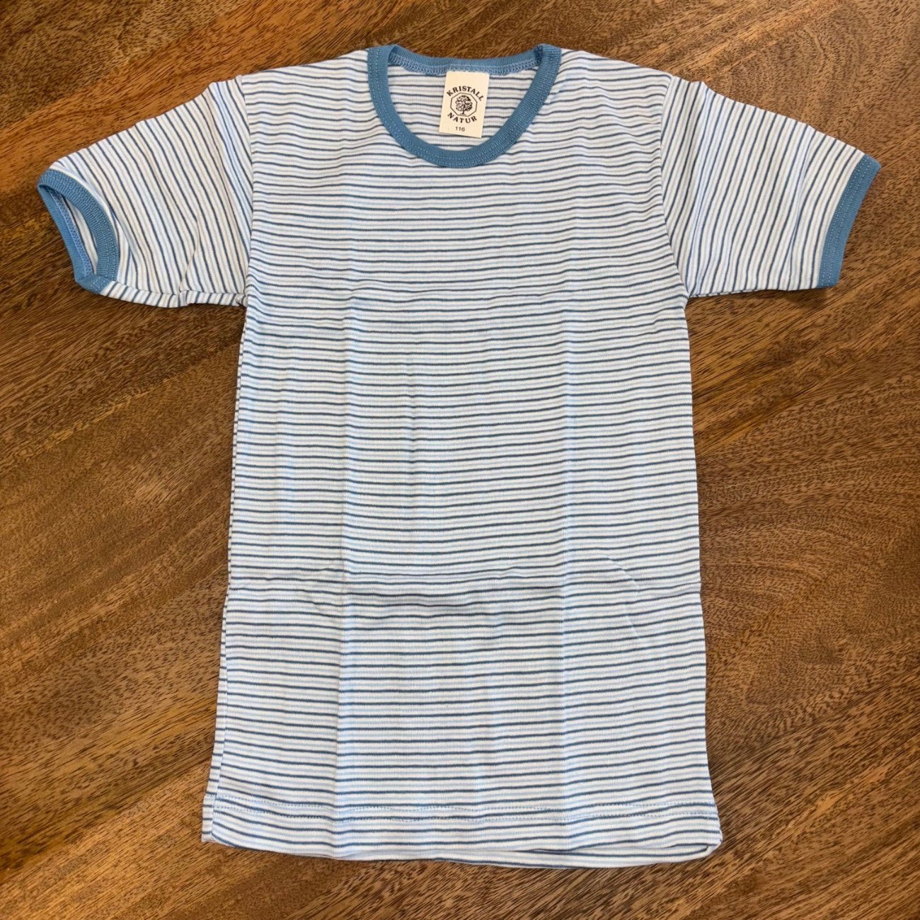 Maillot manches courtes enfant 100% coton bio - KRISTALL NATUR