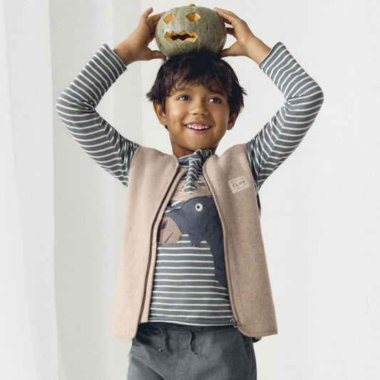 Gilet sans manches moumoute en coton bio - PEOPLE WEAR ORGANICS