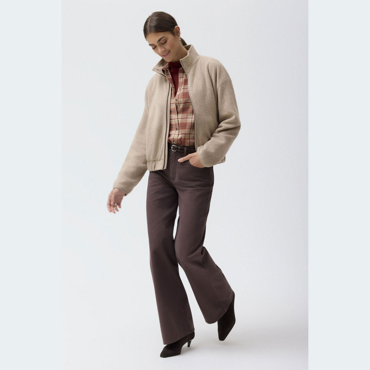 Pantalon large en toile de coton bio - PEOPLE WEAR ORGANIC