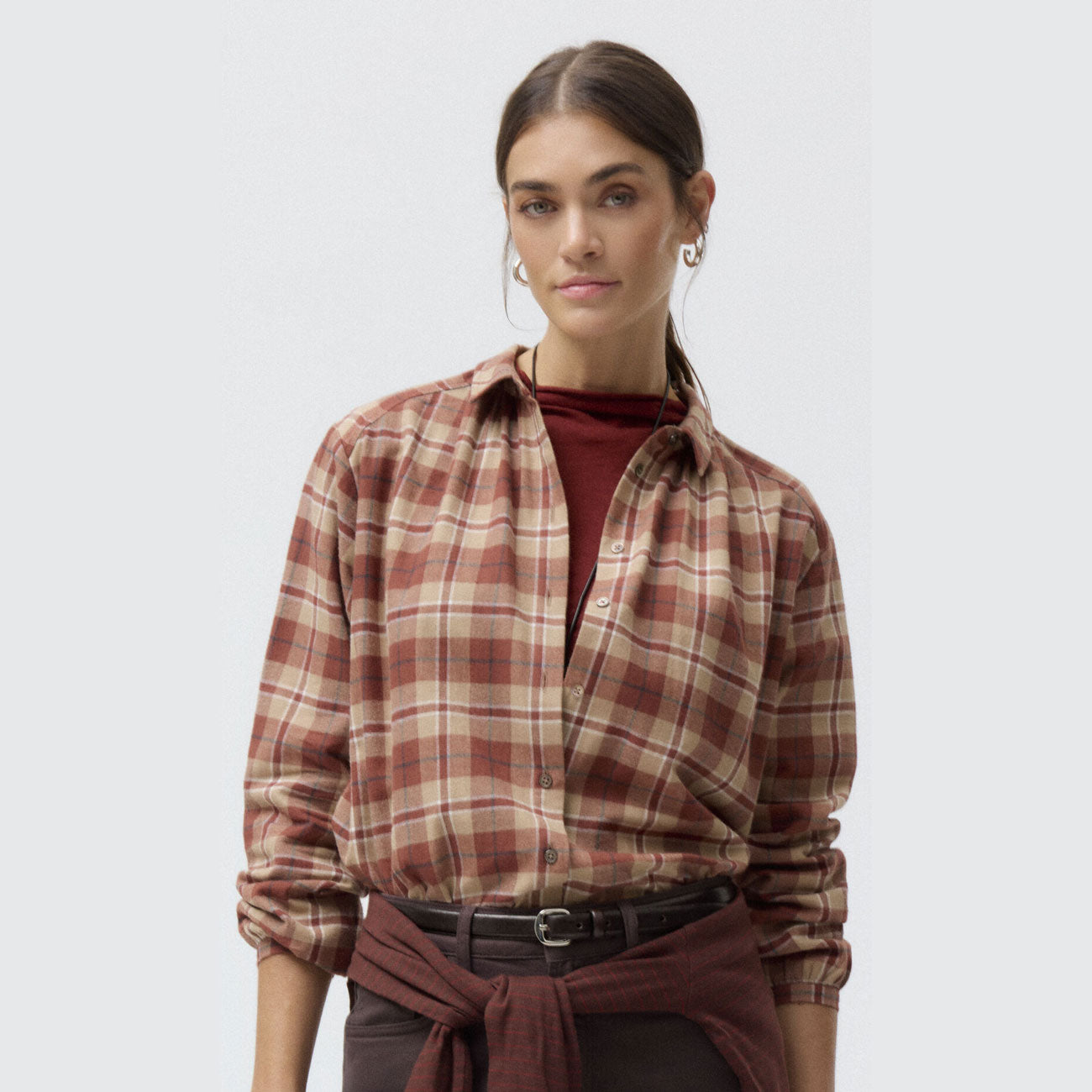Chemise en flanelle de coton bio - PEOPLE WEAR ORGANIC