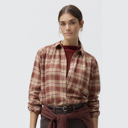 Chemise en flanelle de coton bio - PEOPLE WEAR ORGANIC