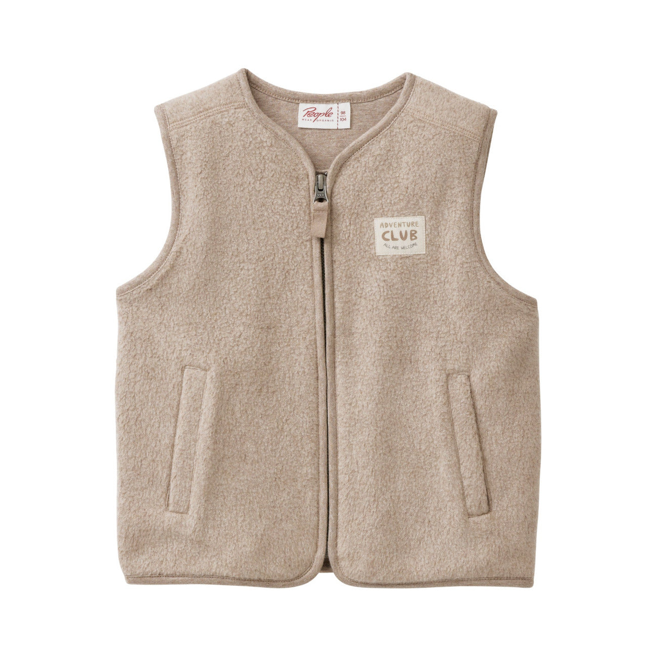 Gilet sans manches moumoute en coton bio - PEOPLE WEAR ORGANICS