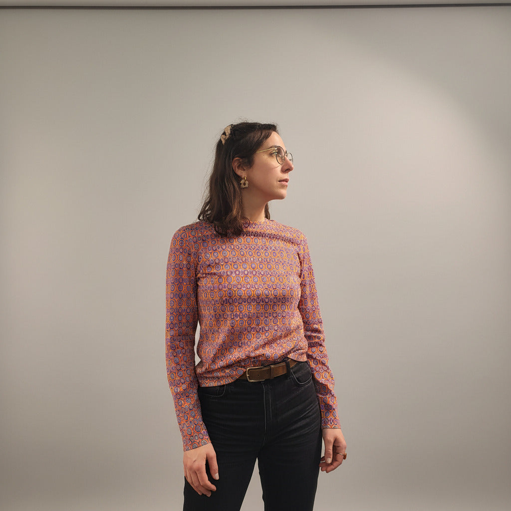 Top imprimé en 100% coton bio - MADNESS