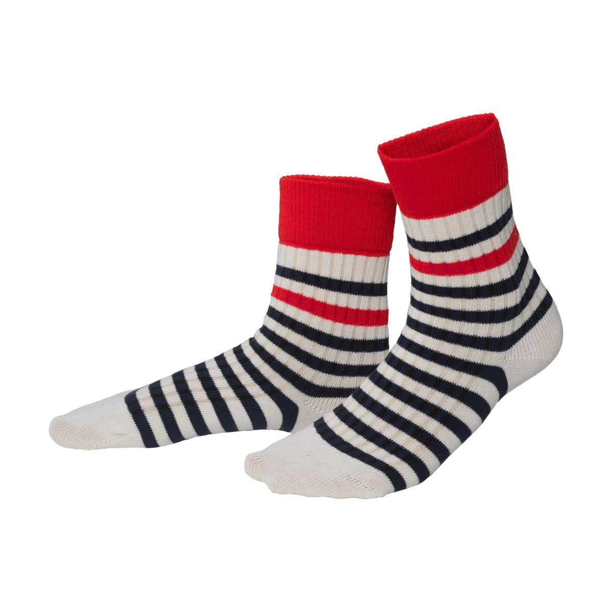 Chausettes MARIS rayées en coton bio - LIVING CRAFTS
