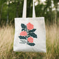 Tote bag fleuri 100% coton biologique - NORDLICHT x FLOW