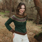 Gilet jacquard PALPINA 100% laine mérions - ERIBE