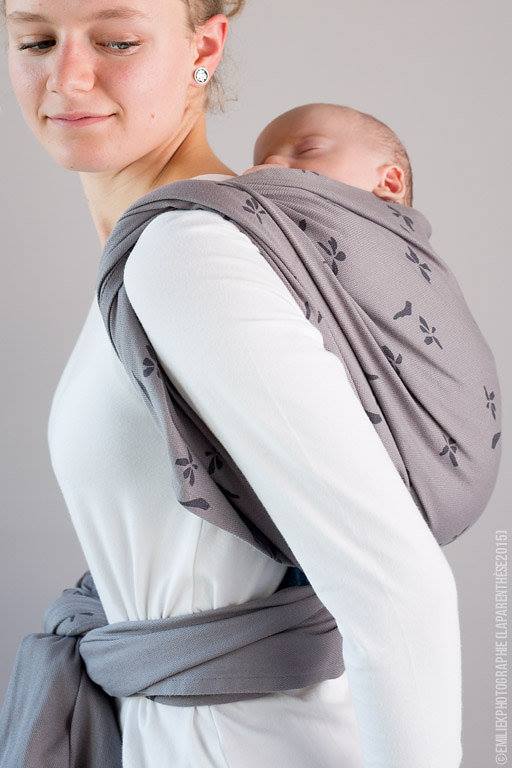 Echarpe de portage tissée Coton bio- LANA