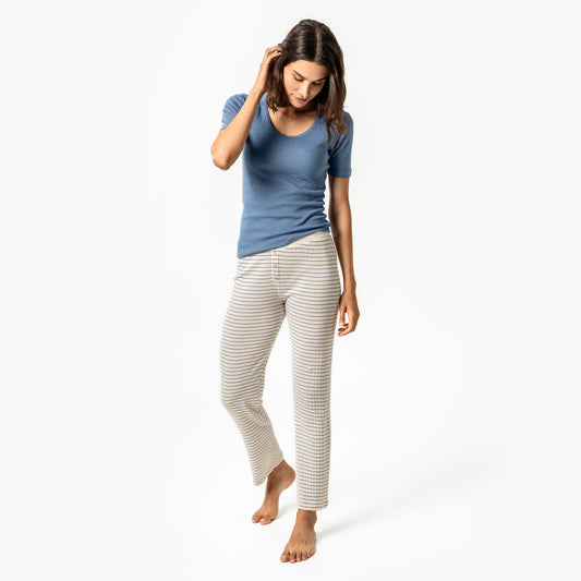 Pantalon de pyjama TATUM 100% coton bio - LIVING CRAFTS