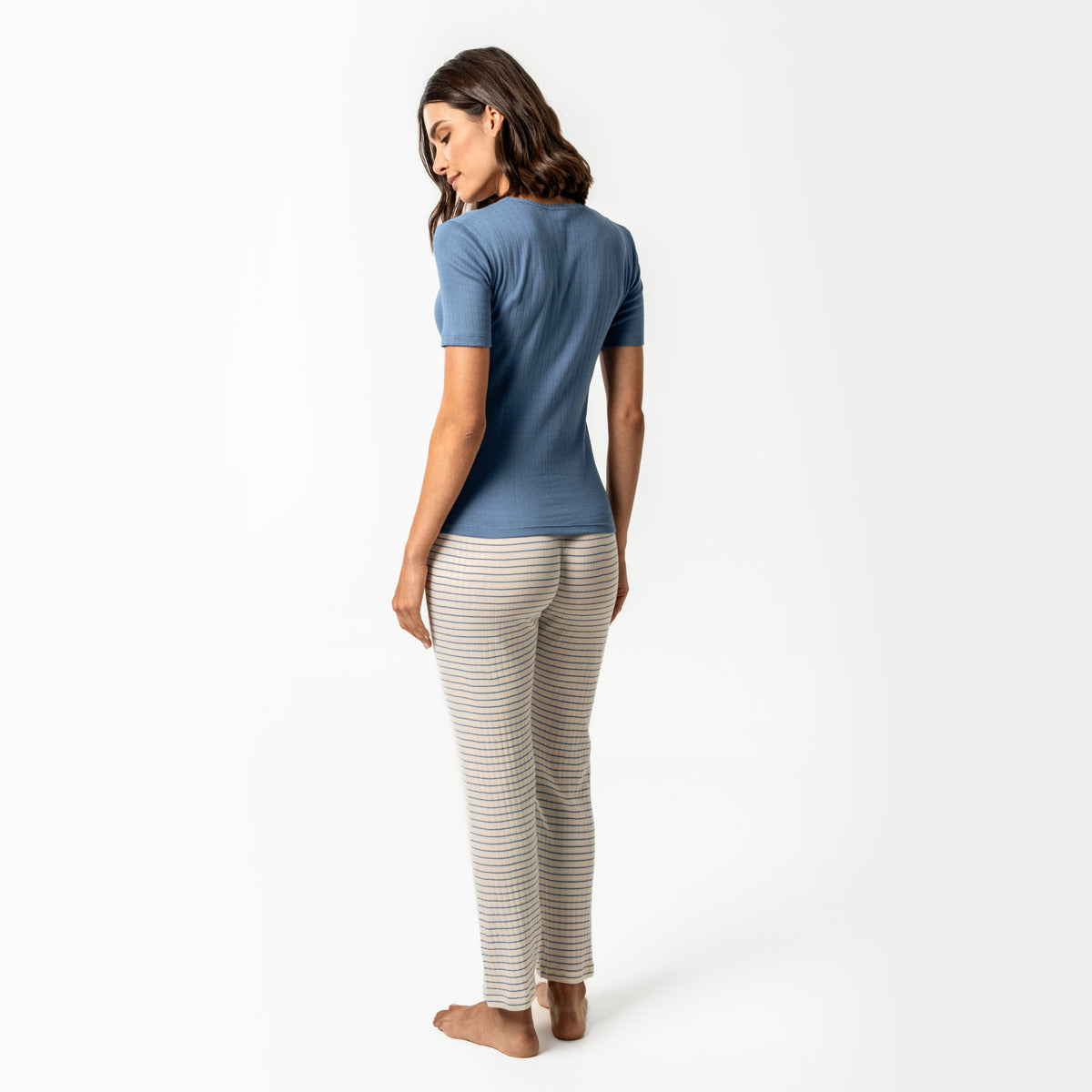 Pantalon de pyjama TATUM 100% coton bio - LIVING CRAFTS