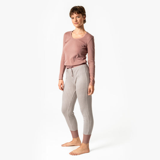 Bas de pyjama AVELINE en coton bio - LIVING CRAFTS