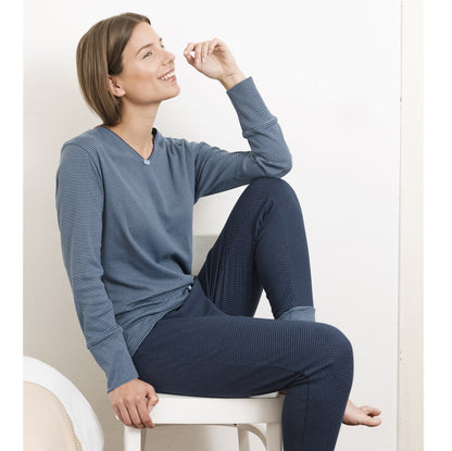 Haut de pyjama femme 100% coton bio - LIVING CRAFTS