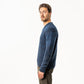Pull col V YORIN en laine et coton - LIVING CRAFTS