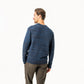 Pull col V YORIN en laine et coton - LIVING CRAFTS