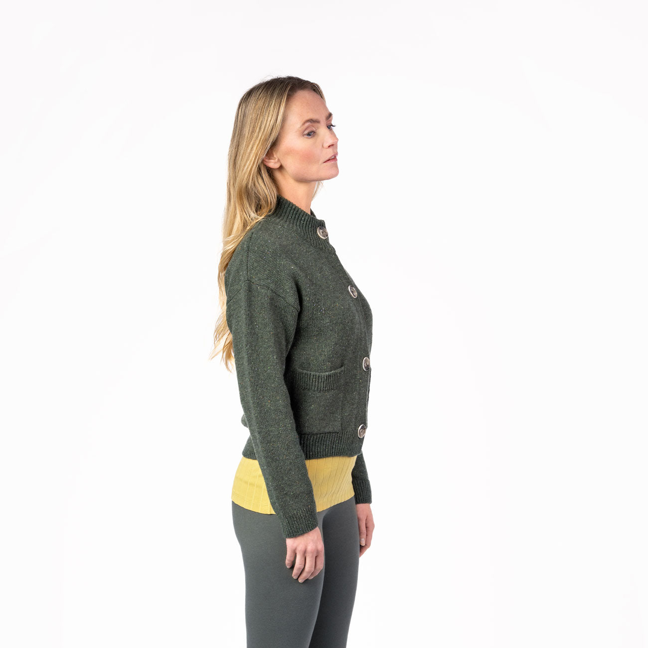 Gilet tricoté en laine SIGLIA - LIVING CRAFTS