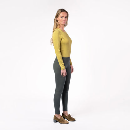Legging HELLA en coton bio molletonné - LIVING CRAFTS