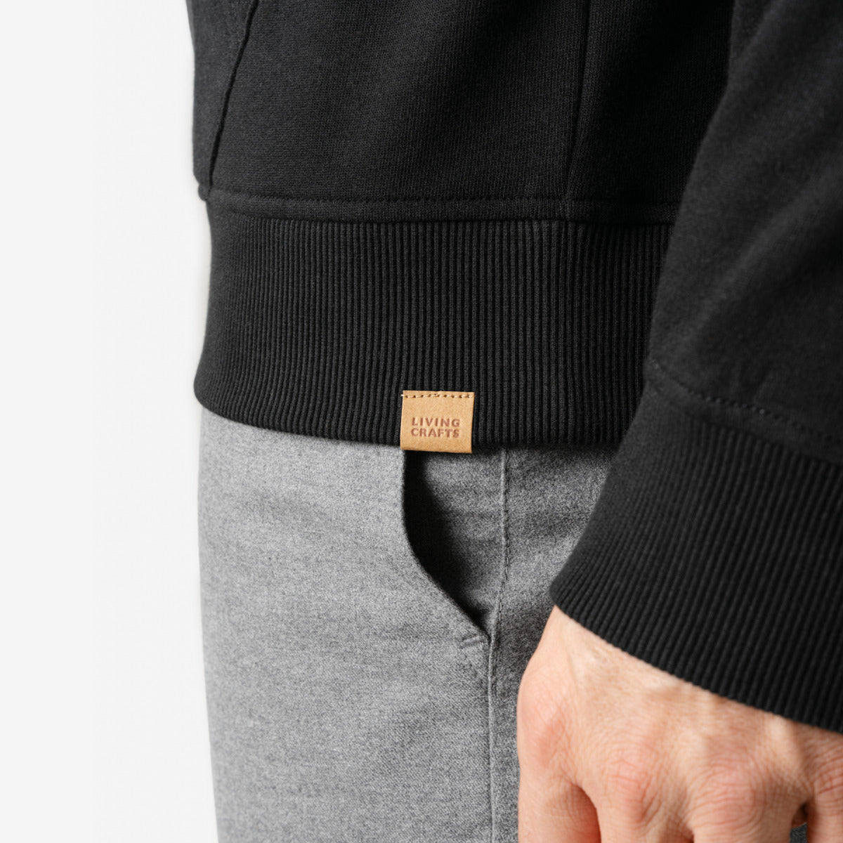 Sweat-shirt SASSO en coton bio - LIVING CRAFTS