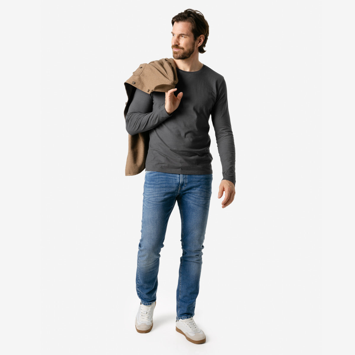 T-shirt manches longues TERIK en coton bio - LIVING CRAFTS