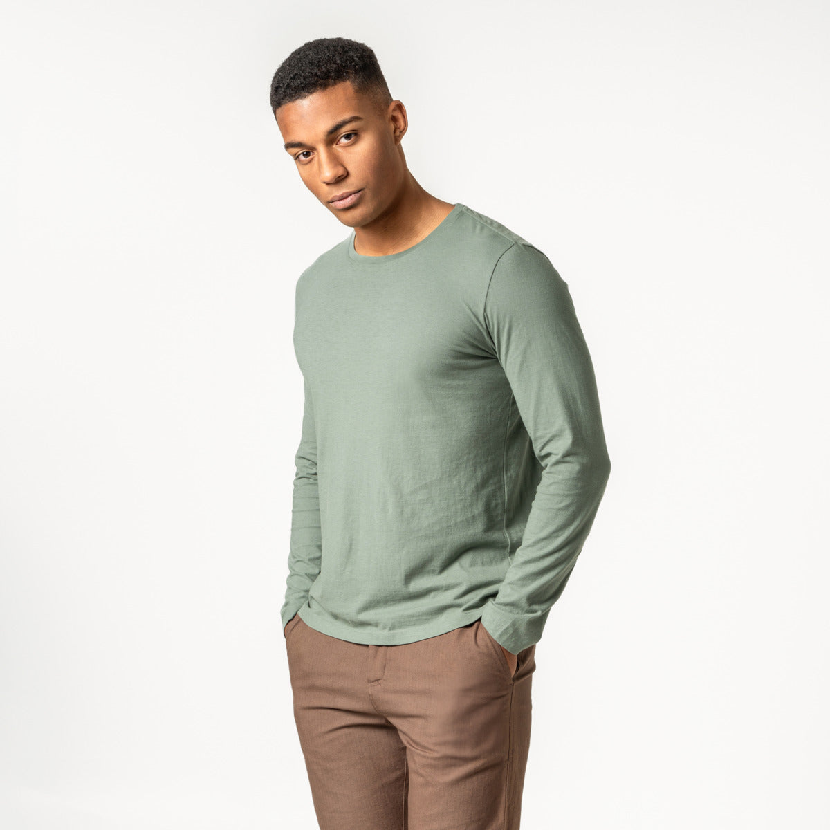 T-shirt manches longues TERIK en coton bio - LIVING CRAFTS