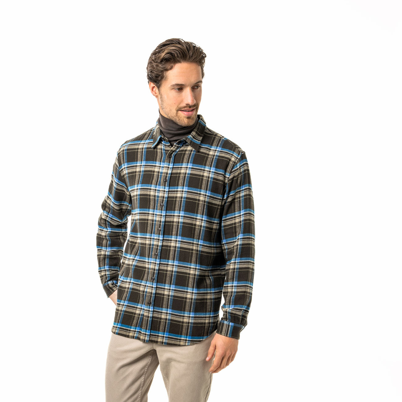 Chemise flanelle YANNES en coton bio - LIVING CRAFTS