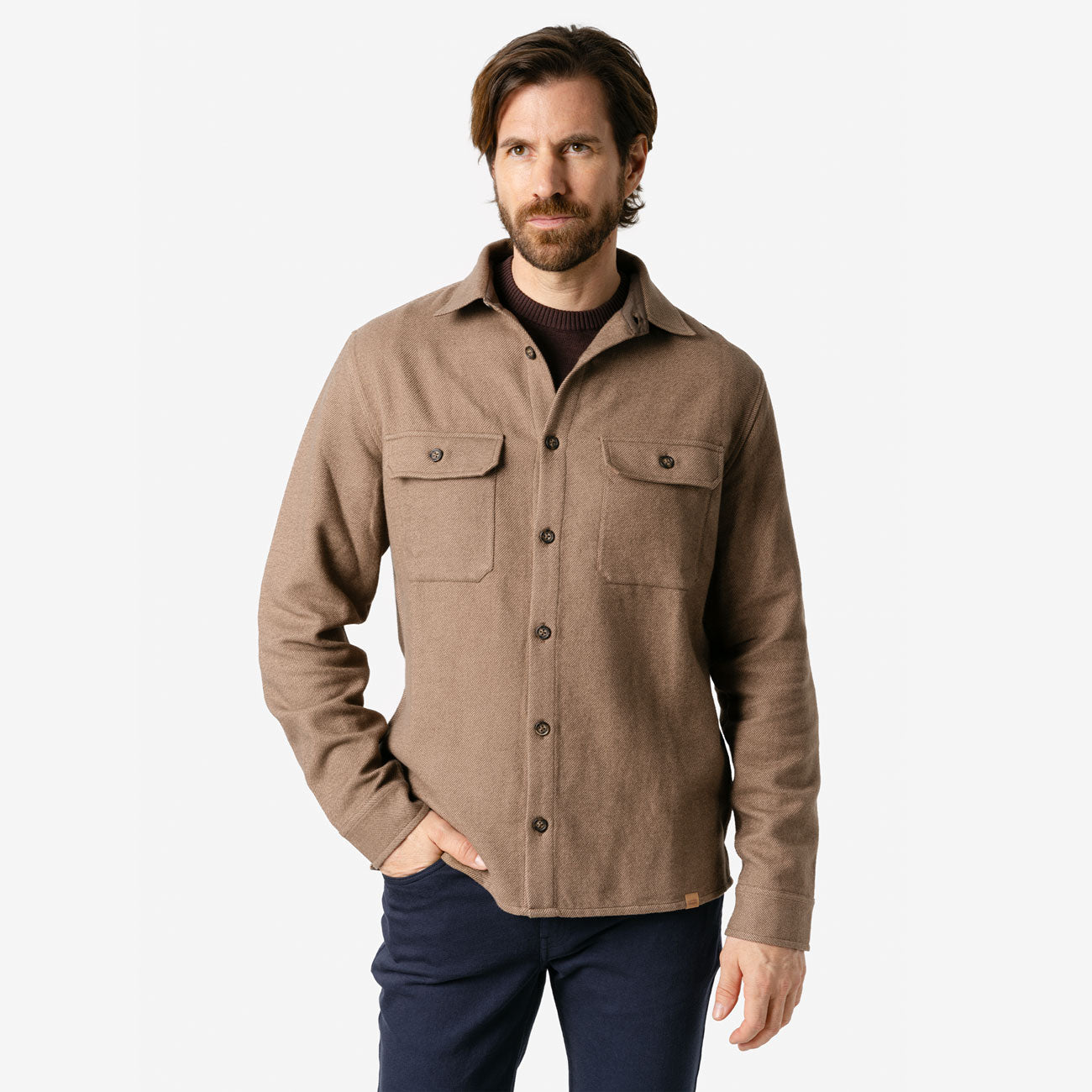 Sur-chemise BENNET en flannelle 100% coton bio - LIVING CRAFTS