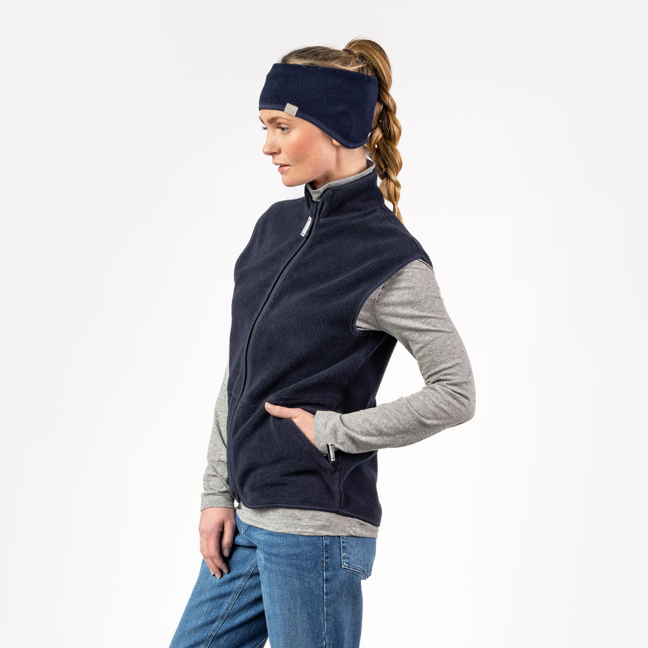 Gilet polaire SALI 100% coton bio - LIVING CRAFTS