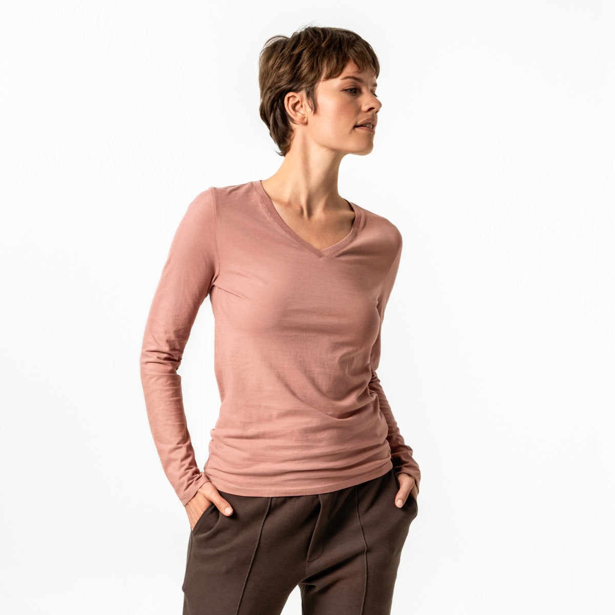 T-shirt à manches longues TARANA 100% coton bio - LIVING CRAFTS