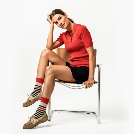 Polo AMIA 100% coton bio cotelé - LIVING CRAFTS