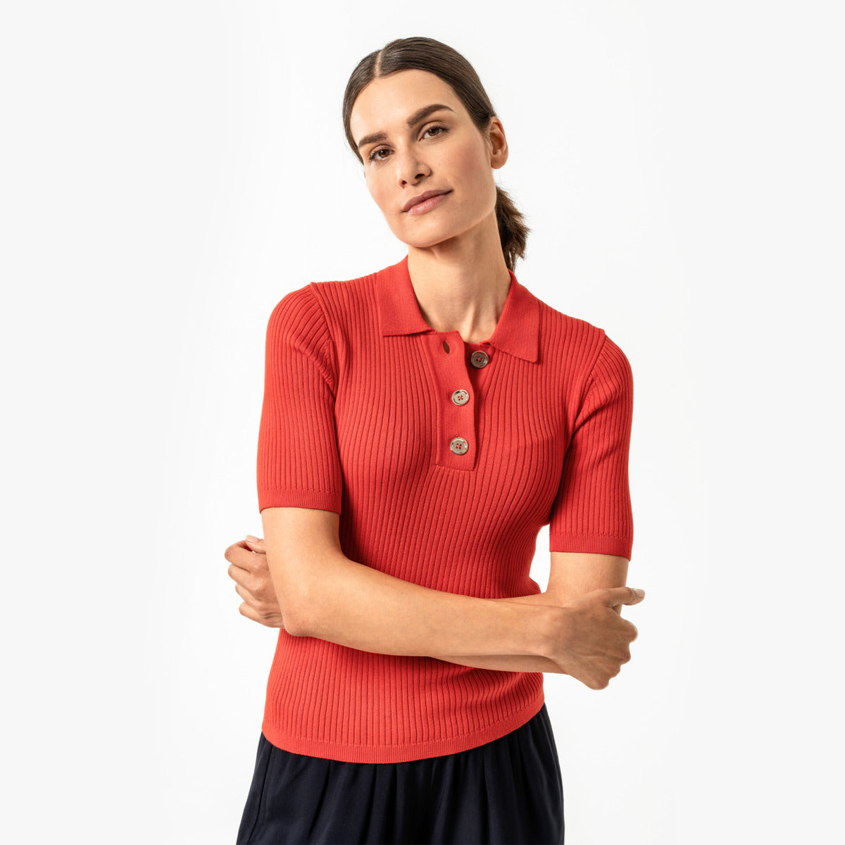 Polo AMIA 100% coton bio cotelé - LIVING CRAFTS